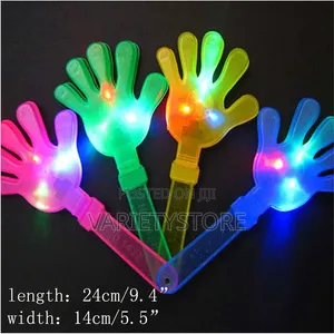 Glow Hand Clappers Night Event Accessory Flashing Clap Hands