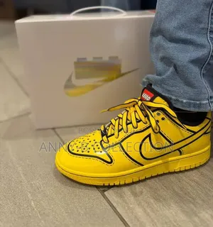 Yellow Lego Nike SD Dunk Sneakers