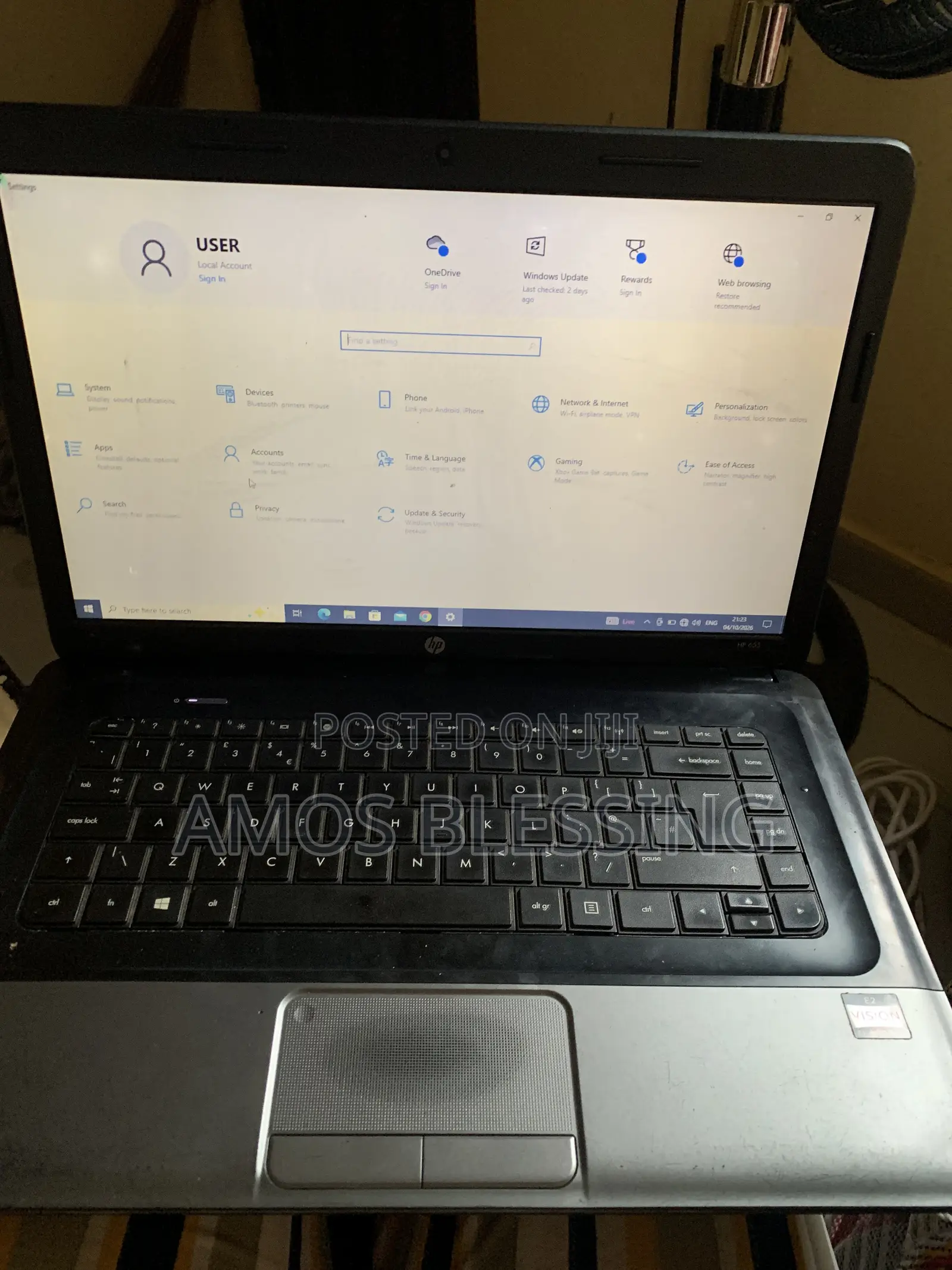 Laptop HP 655 4GB AMD HDD 500GB