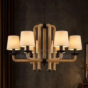 Rustic Elegance Rope Chandelier