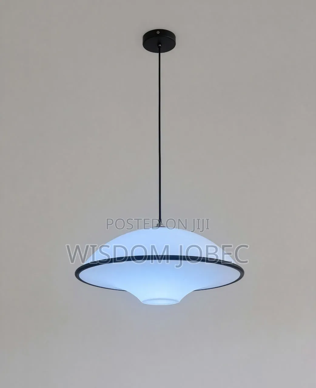 Modern Saucer- Or UFO-style Pendant Light