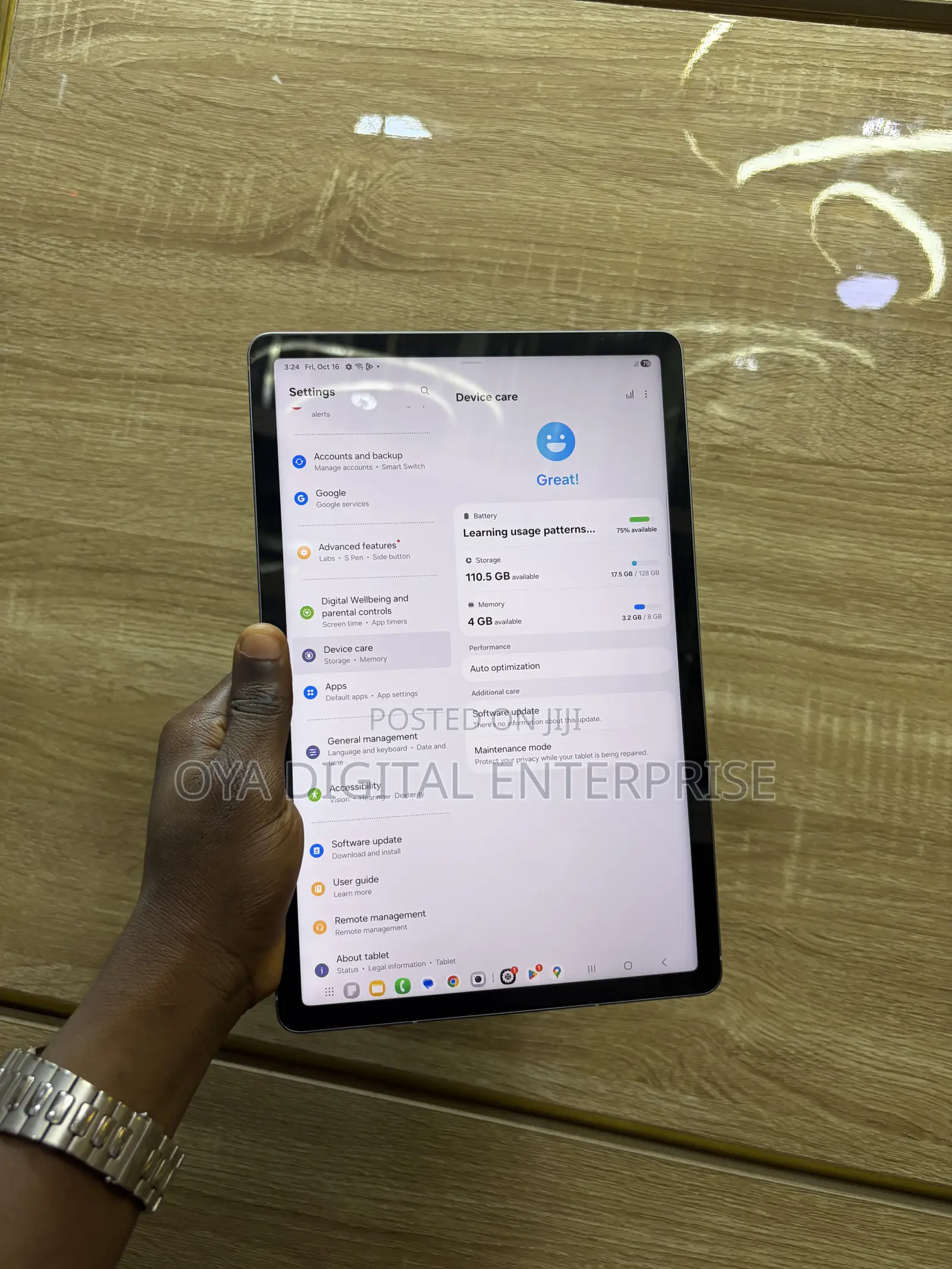 Samsung Galaxy Tab S10 FE+ 128 GB Gray
