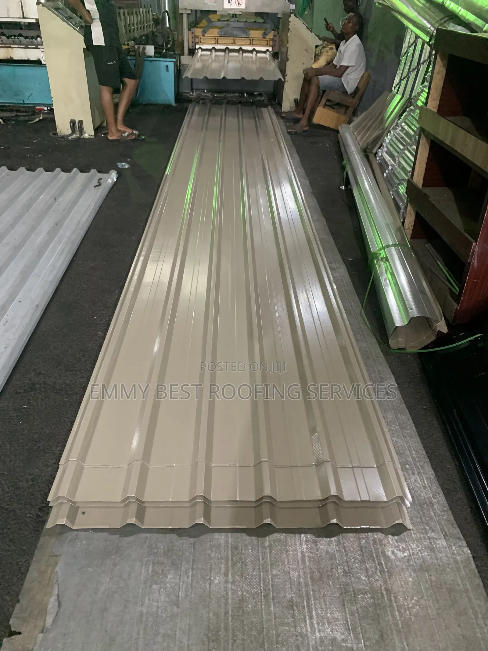 Beige Longspan Aluminium Roofing Sheet 0.70mm - Super Thick & Original
