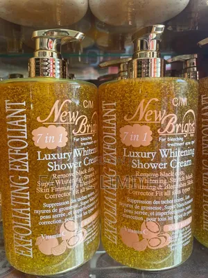 New Bright 7 in 1 Luxury Whitening Shower Cream Vitamin C Exfoliating
