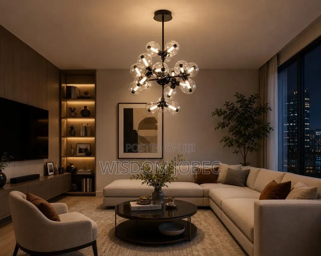 Nordic Branch / Sputnik Molecular Glass Ball Chandelier