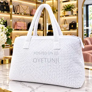 The Luxe Pearl XL Knitted Tote