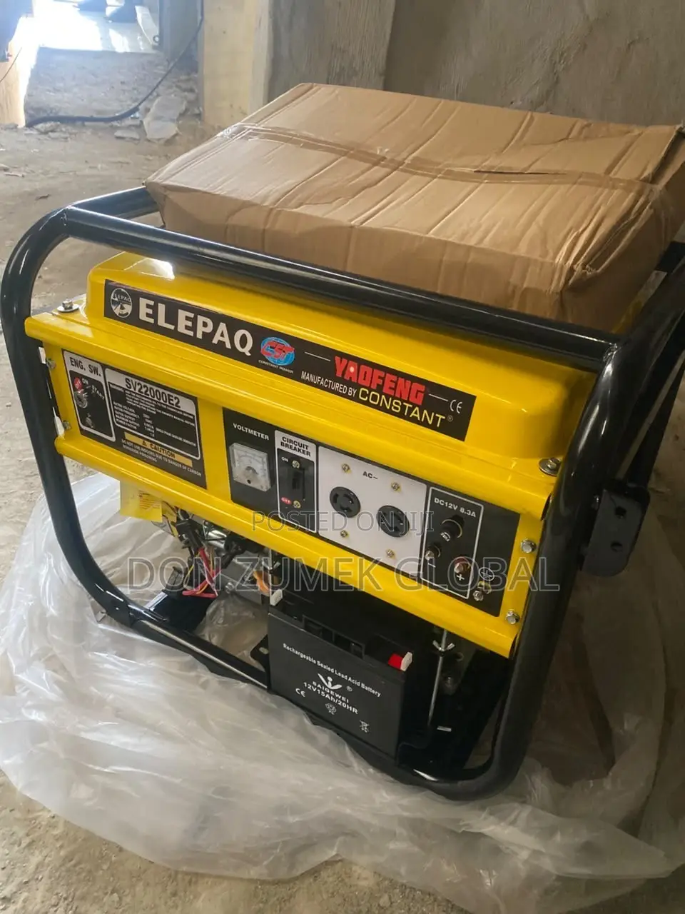Elepaq Constant Petrol Generator 7.5kva