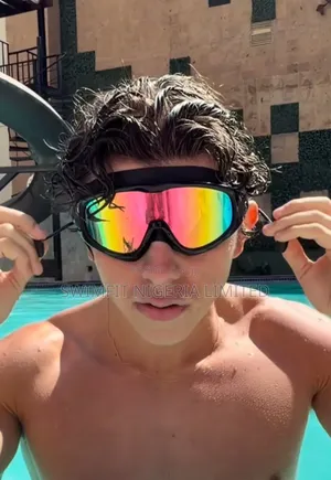 Bold Lens Antifog Swim Goggles With Ear Plugs