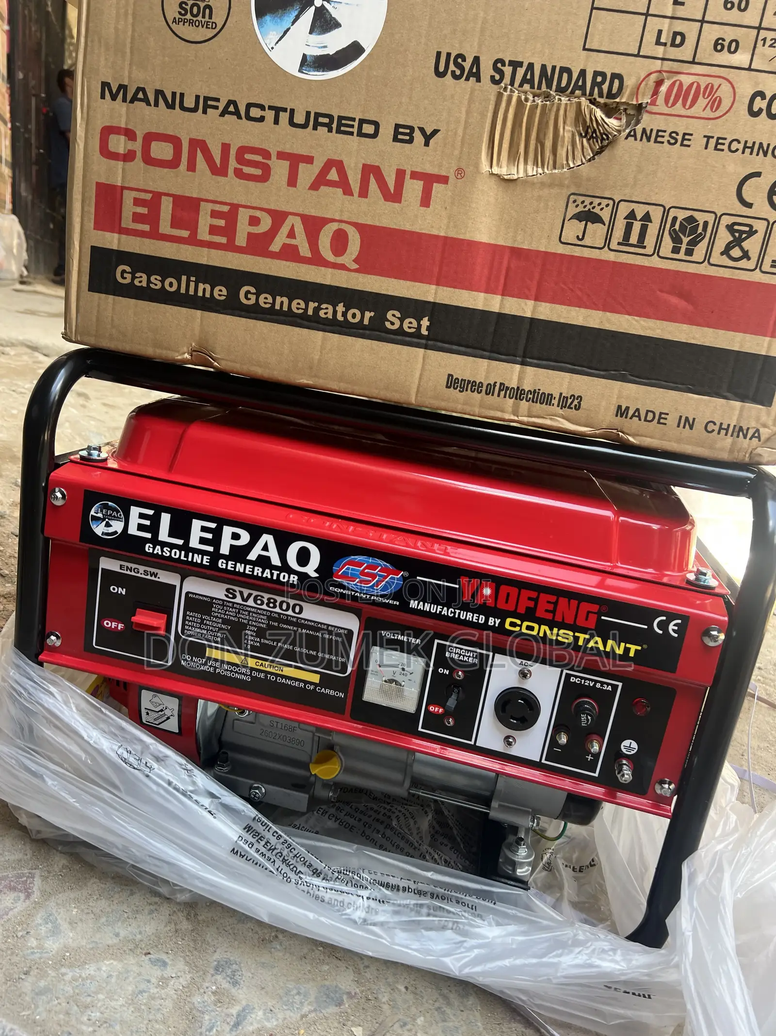 Original Elepaq Constant Generator 4.5kva 100% Copper Coil