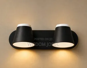 LED Wall Light / Bathroom Vanity Fixture in a Matte Black