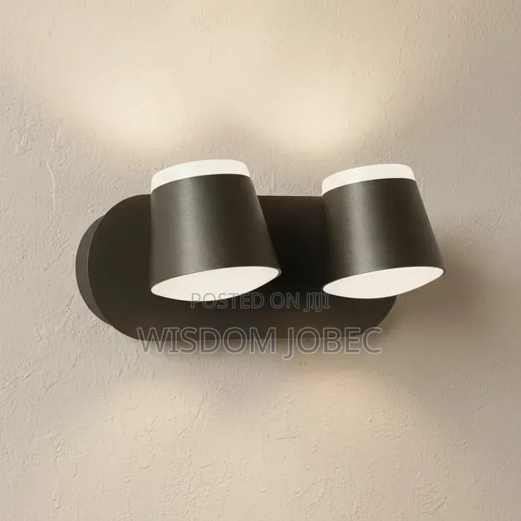 LED Wall Light / Bathroom Vanity Fixture in a Matte Black