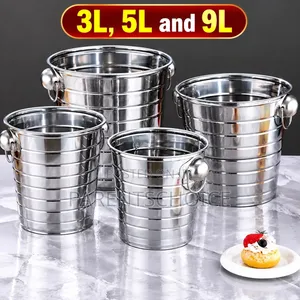 Stainless Steel Wine Bucket 1pc – 3L / 5L / 9L
