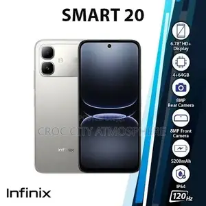 New Infinix Smart 20 128 GB Black