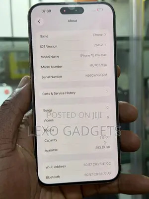 Apple iPhone 15 Pro Max 512 GB White