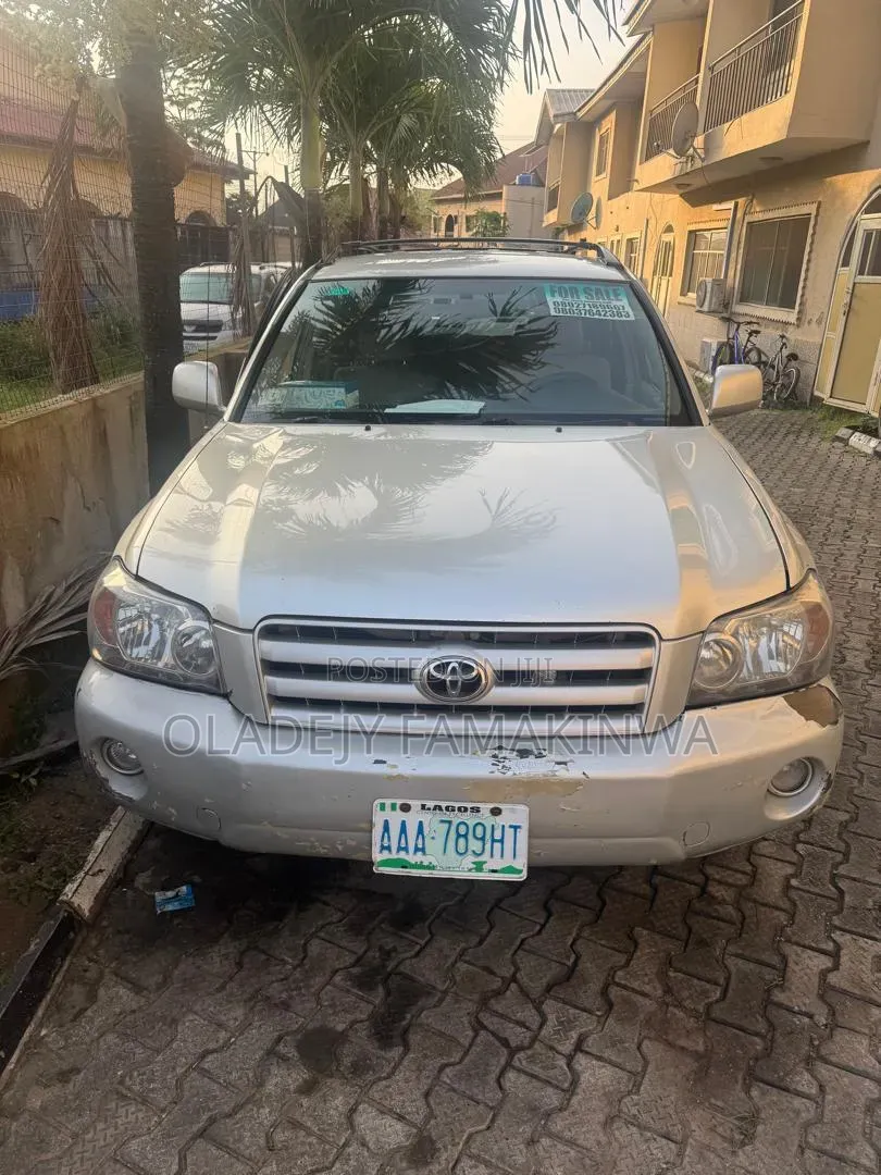Toyota Highlander V6 2005 Silver