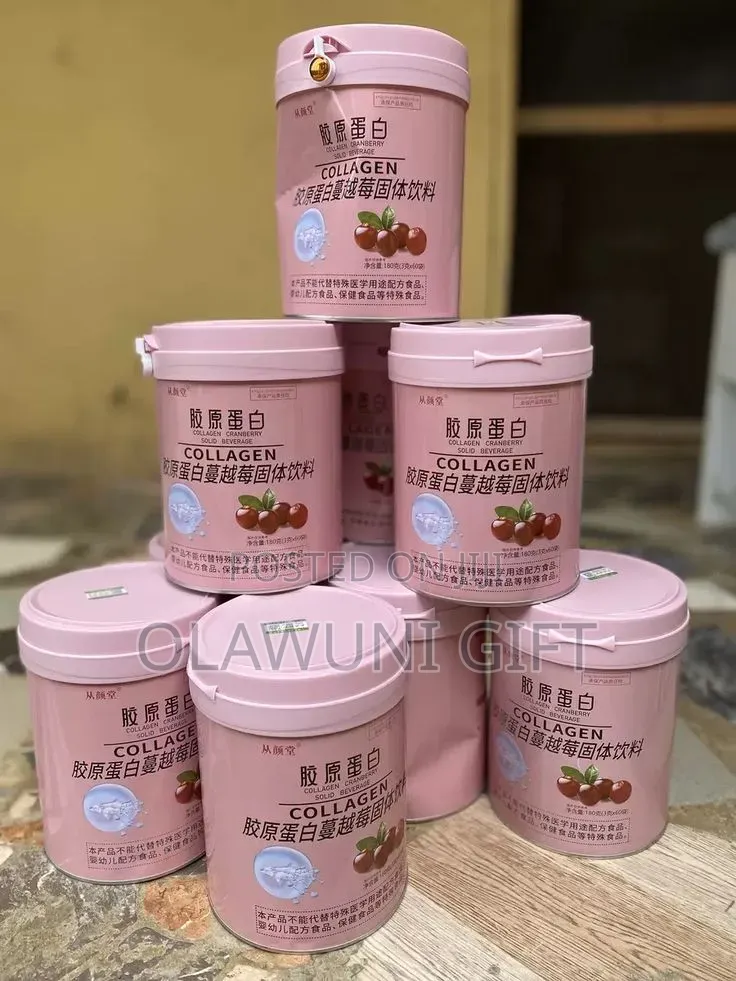 Collagen Cranberry Beverage Supplement
(By 60pcs)