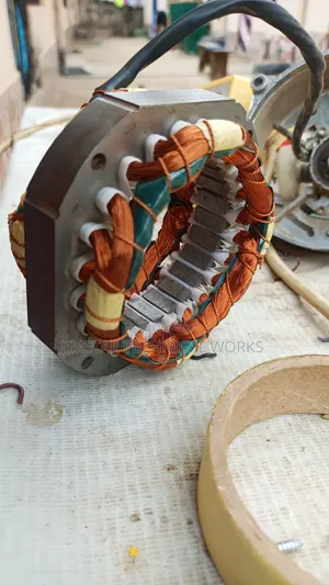 Recoiling of 18' QASA Standing Fan Stator Coil