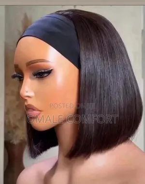 Human Hair Band Wig