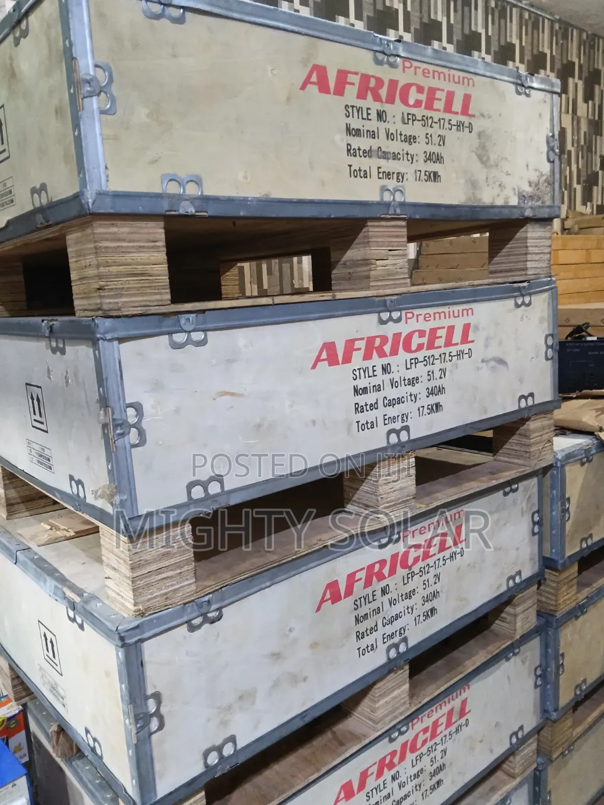 17.5kwh Africell Lithium Ion Battery