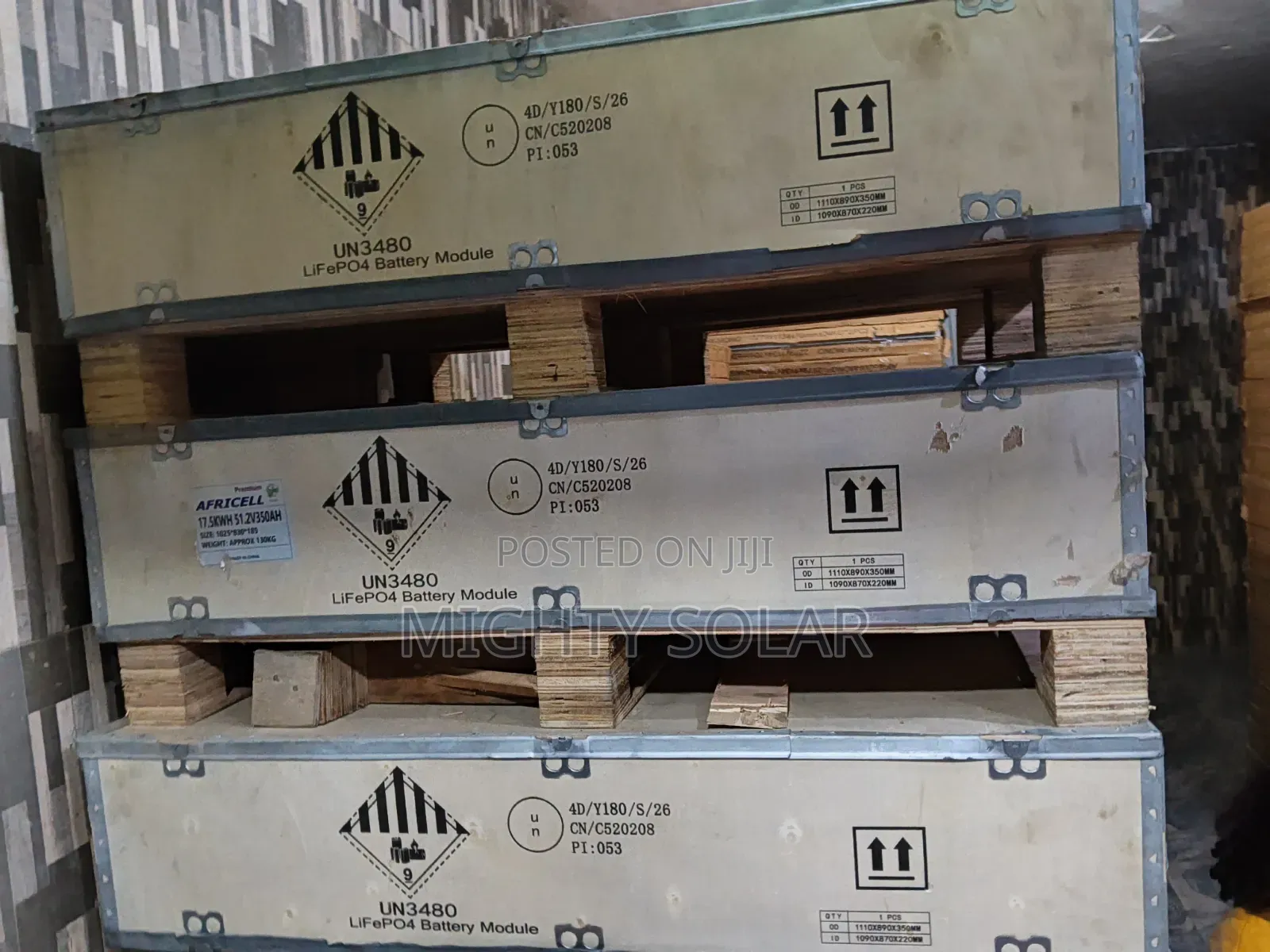 17.5kwh Africell Lithium Ion Battery