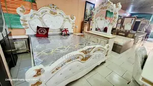 Turkey Royal Bed With Dressing Mirror and Stool