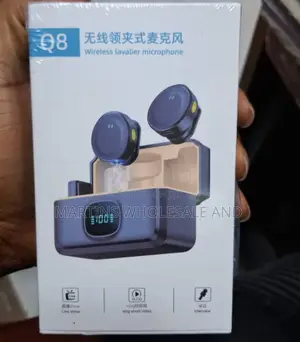 Q8 Dual Magnetic Wireless Lavalier Microphone