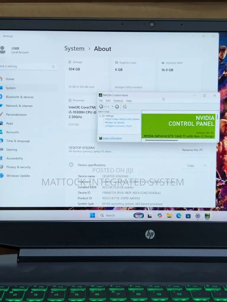 Laptop HP Pavilion 15 16GB Intel Core i7 SSD 512GB