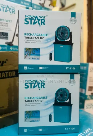 Winning Star ST-4106, 10-Inch Rechargeable Table