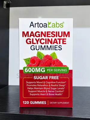 Magnesium Glycinate Gummies – 600mg Per Servings