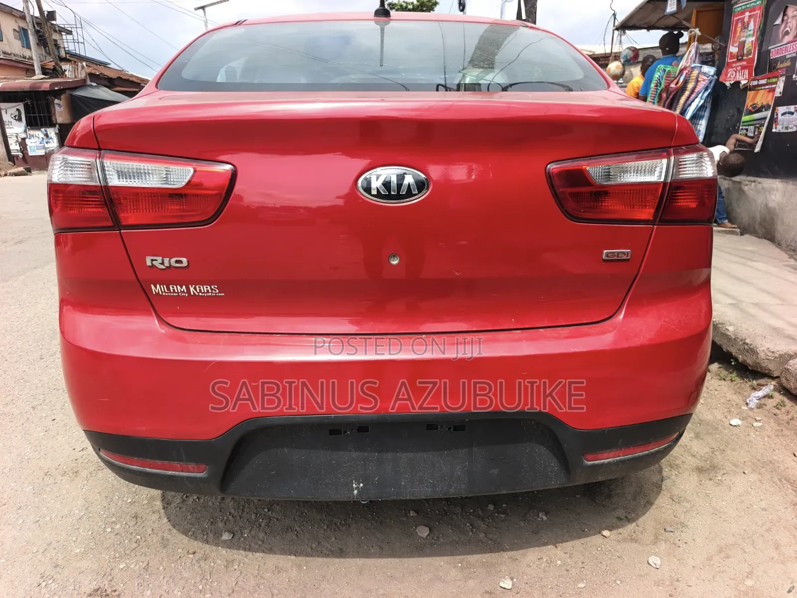 Kia Rio 2015 Red