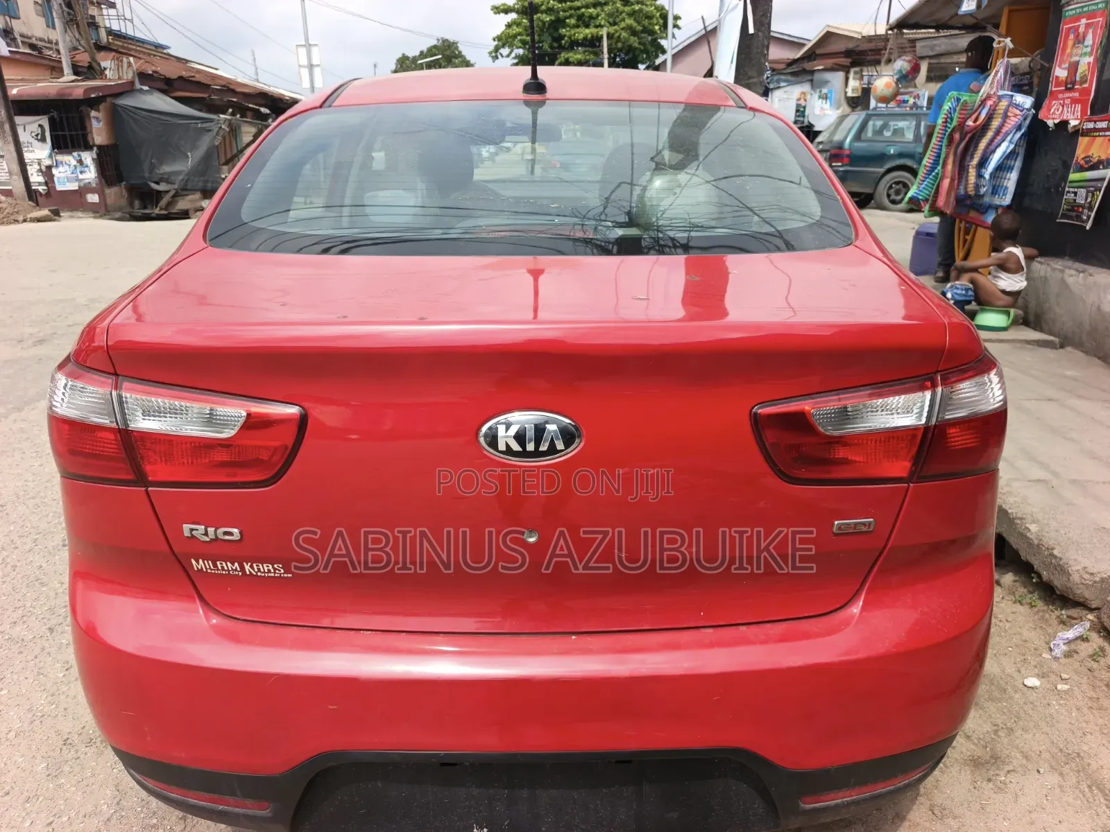 Kia Rio 2015 Red