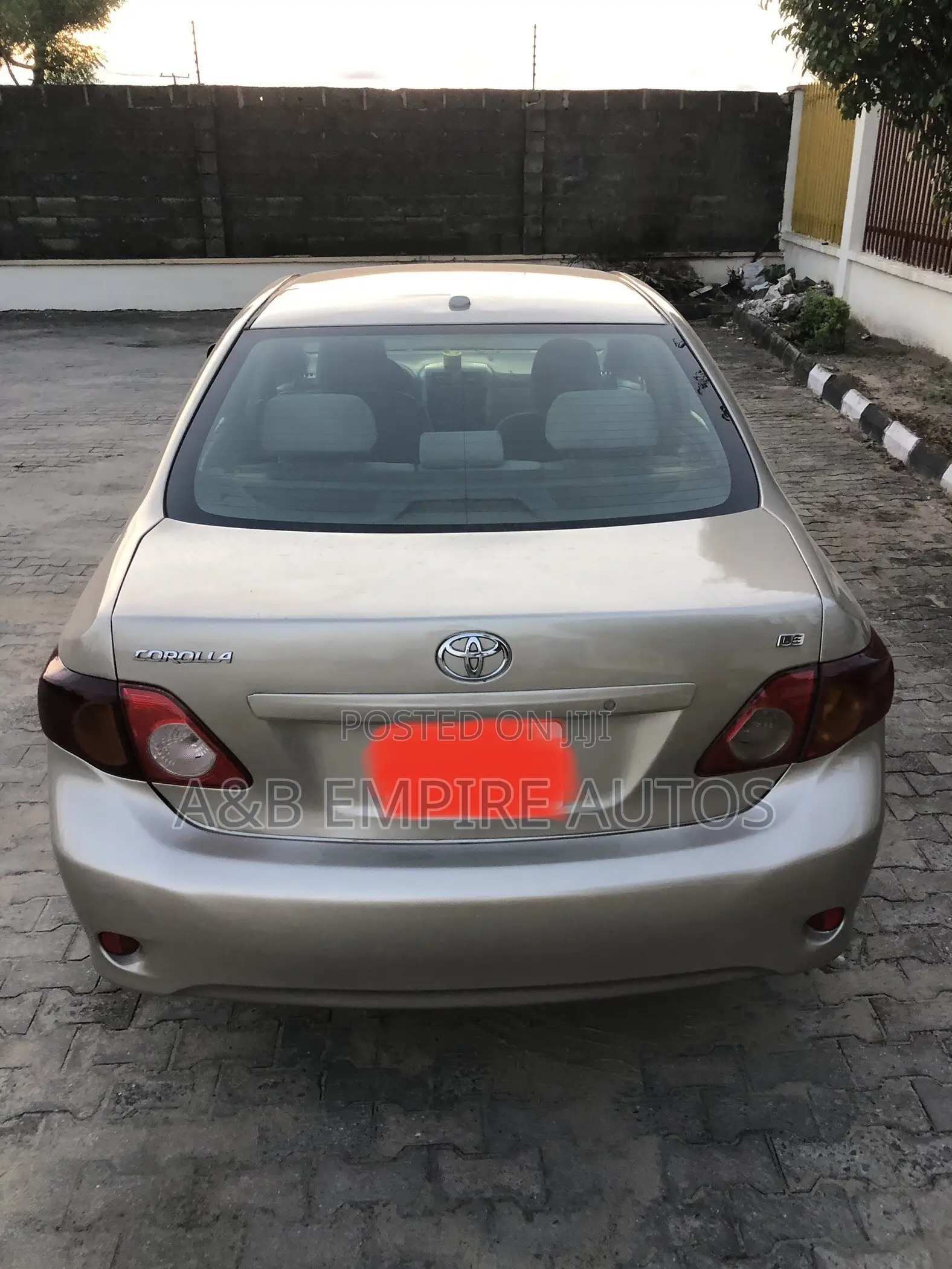 Toyota Corolla 2008 Gold