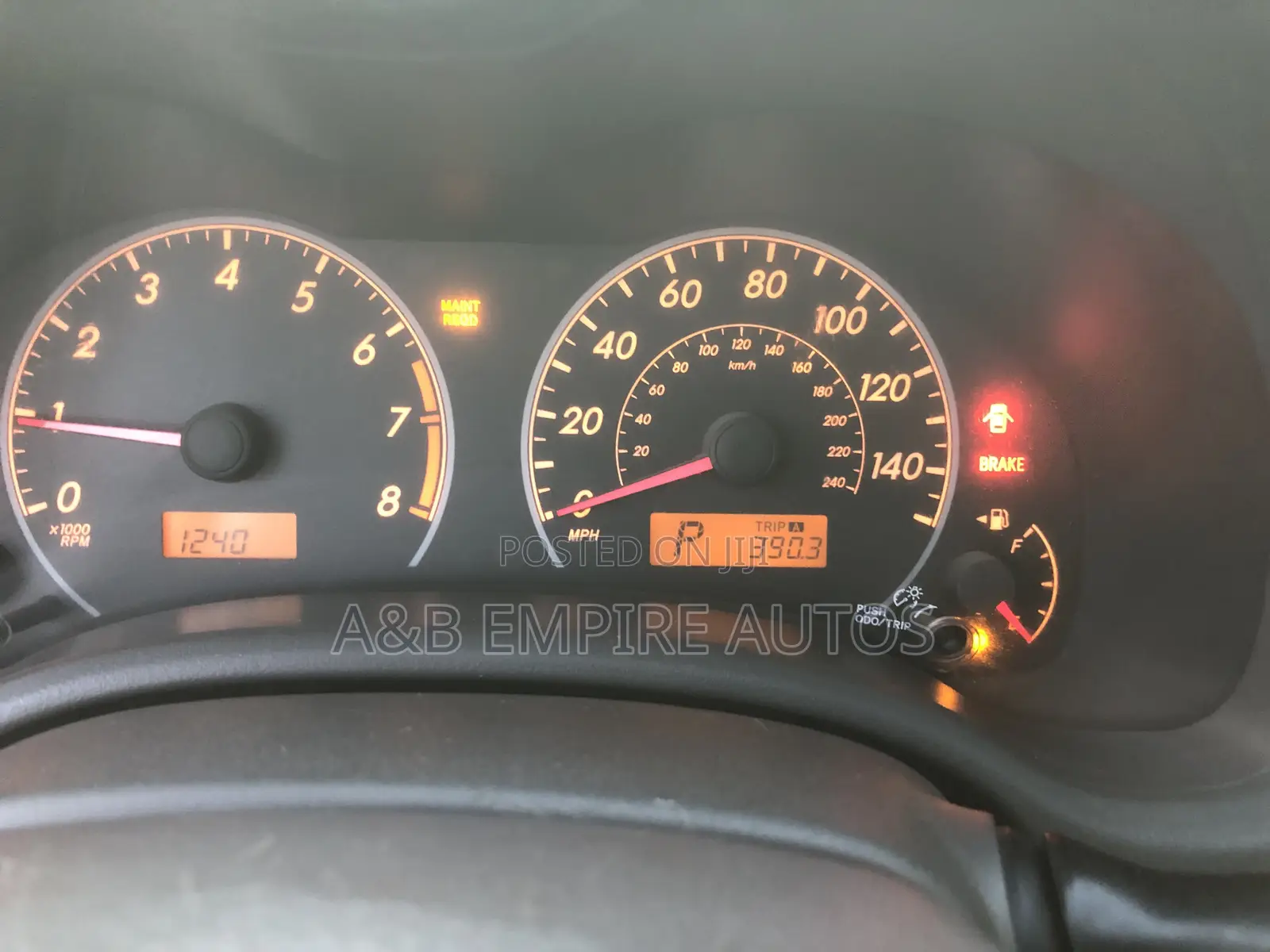Toyota Corolla 2008 Gold