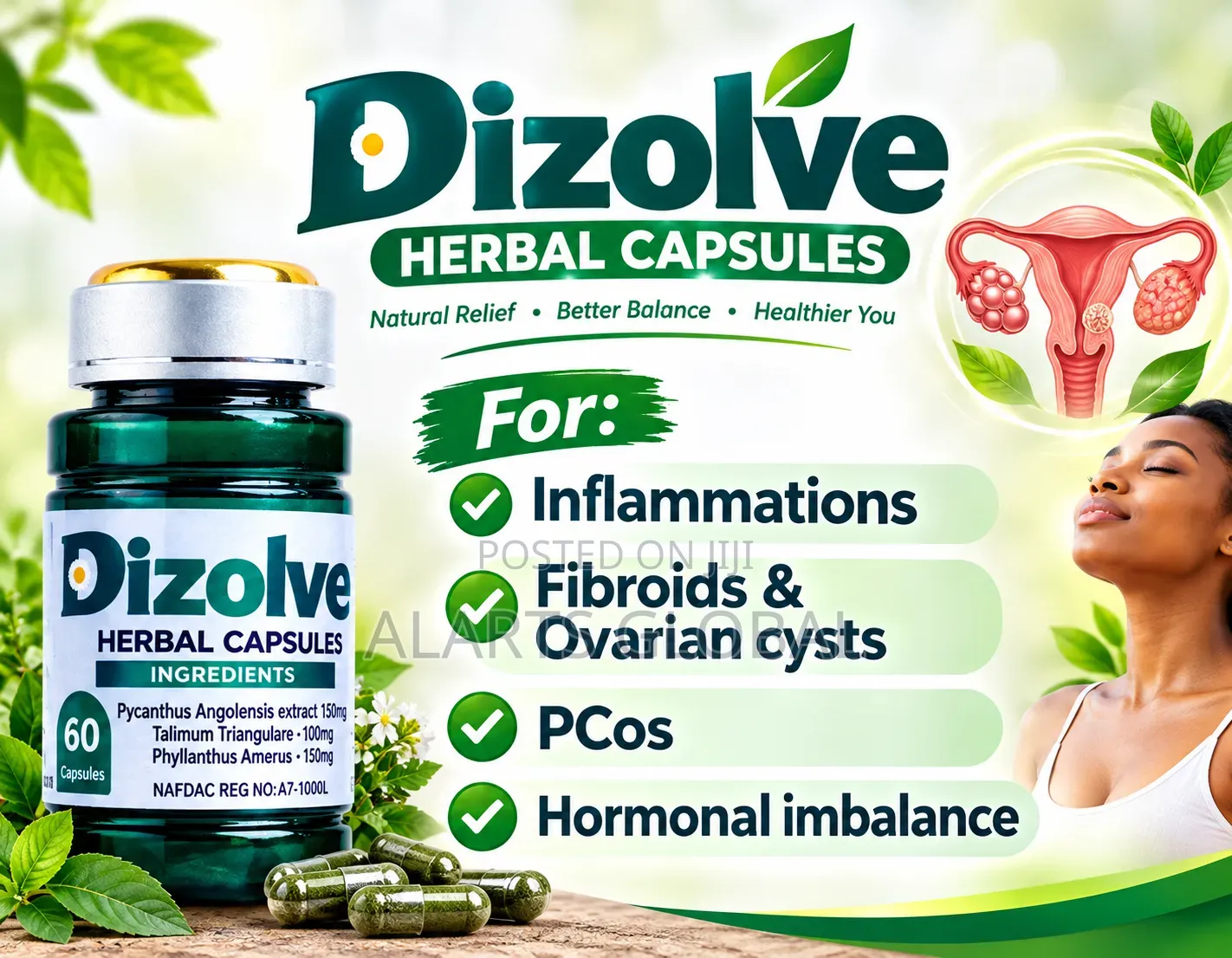 Dizolve & Rexitin Herbal Capsules