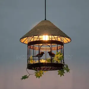 Vintage Birdcage Pendant Hanging Light