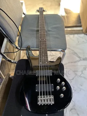 Professional 5 String Base Guitar Active