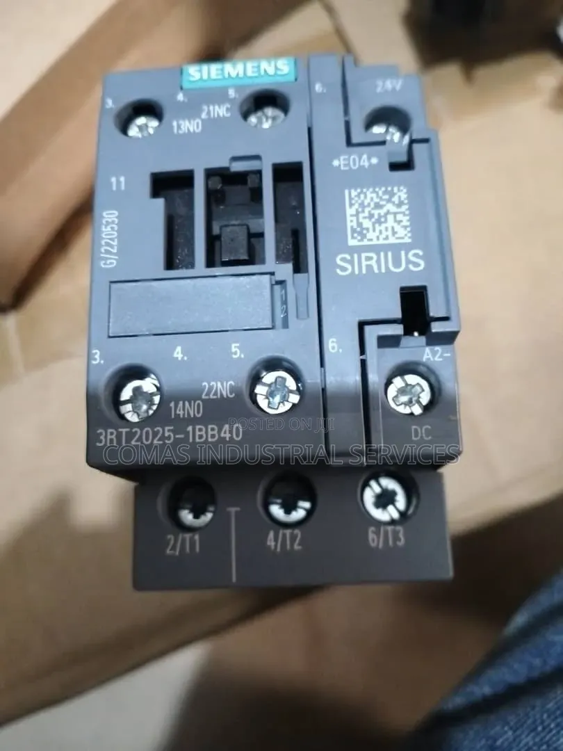 Siemens Sirius 3rt2025-1bb40 Contactor, 24v Dc Coil