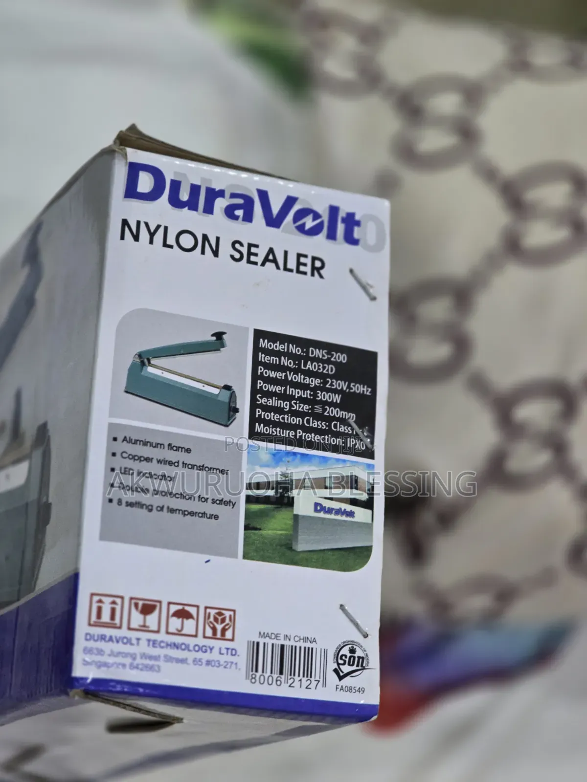 Duravolt Nylon Sealing Machine