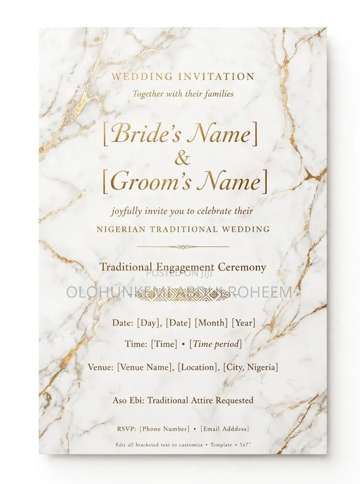 Wedding Card Template
