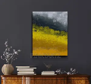 Black, White and Gold Textured Painting - Abstract Wall Art