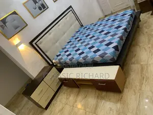 Bedframe Matress TV Console and Drawer For