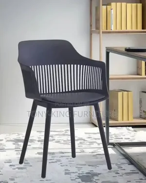 Modern Fibre Armchair Featuring a Slatted Ventilated Backrest