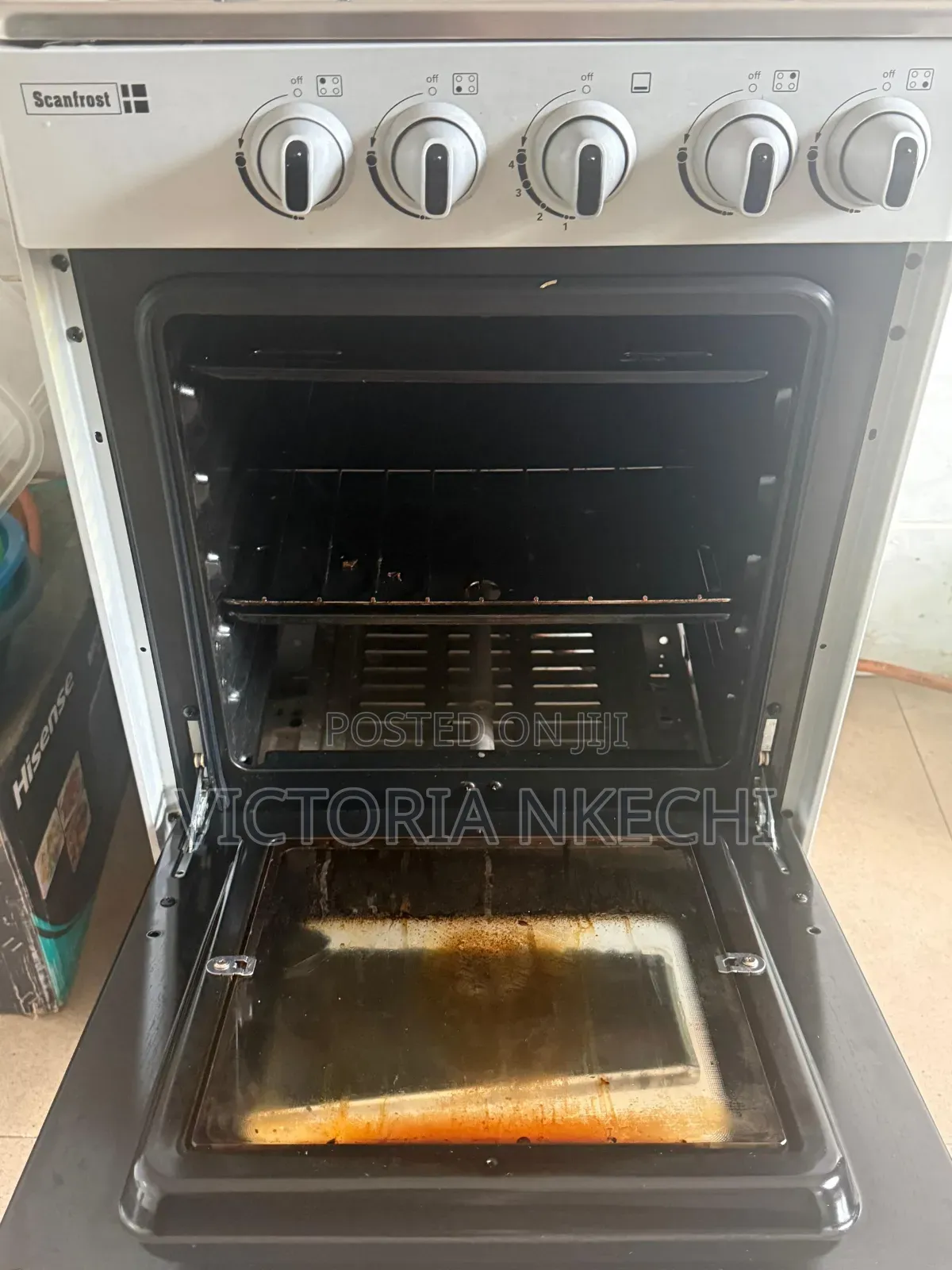 Four Burners Gas With Oven Grill