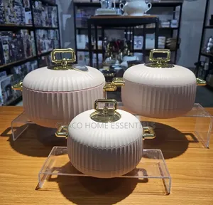 3-Piece Double Insulated Food Warmer Set (1000ml/2000ml/3500ml)