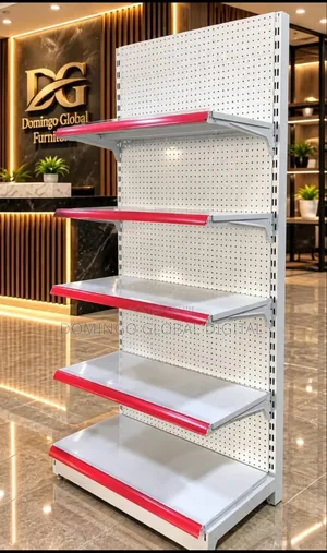 Single-Sided Supermarket Gondola Shelf