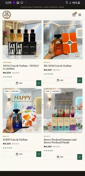Website for Sale for Business