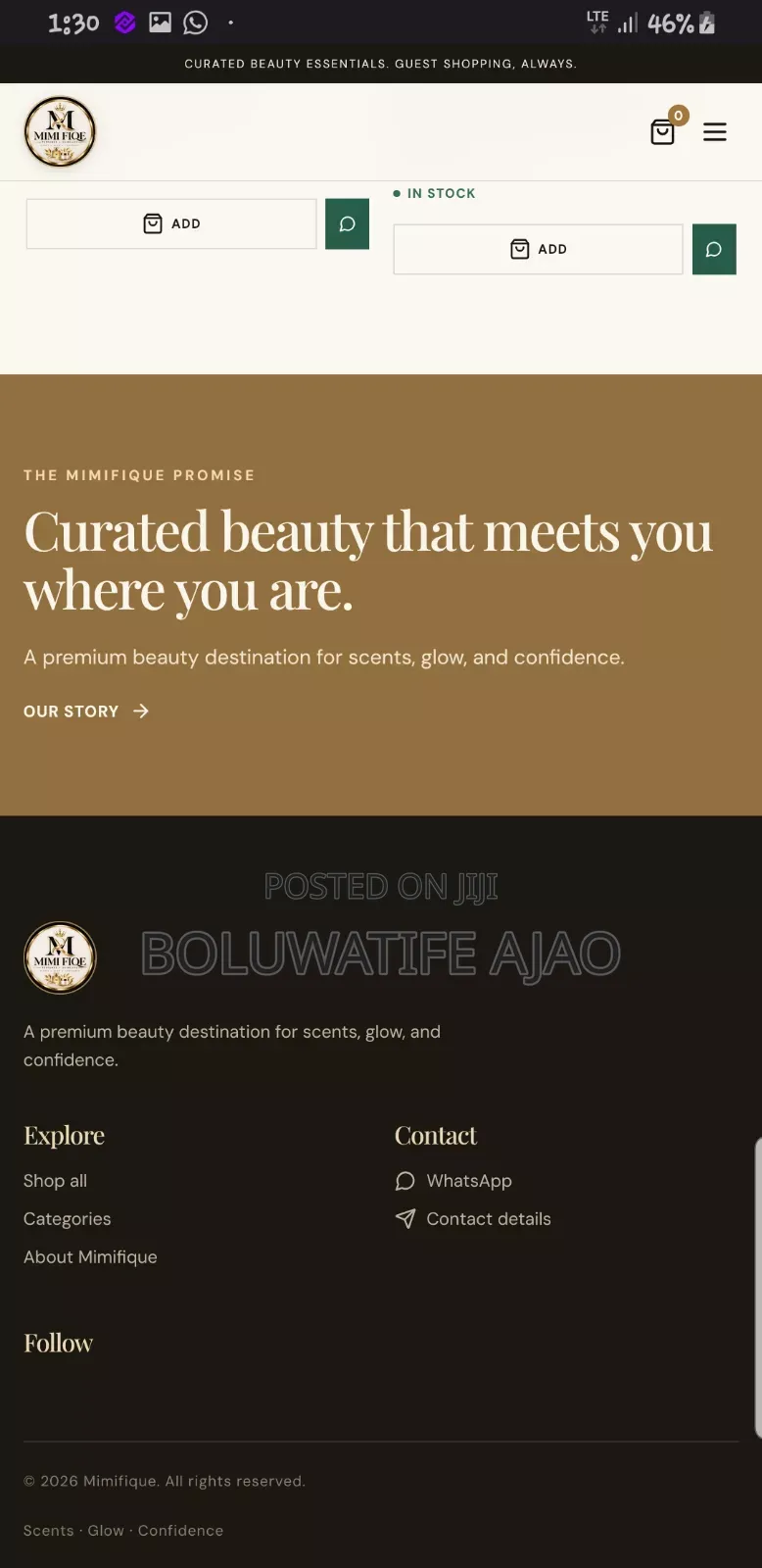 Website for Sale for Business