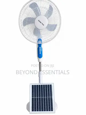 18inchez Rechargeable Solar Fan