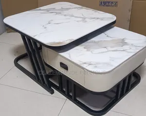 Exquisite 2 in 1 Marble Center Table