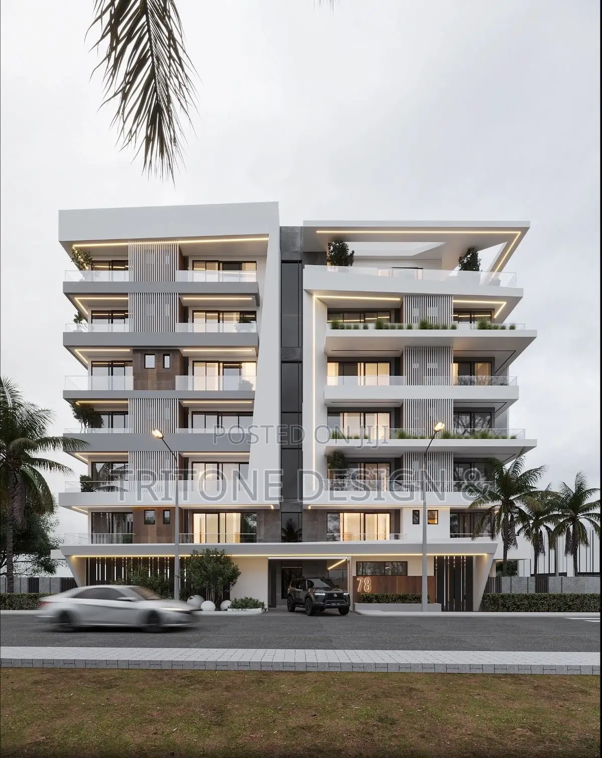 High-Rise Multi-Unit Apartment Design & Complete Working Drawings